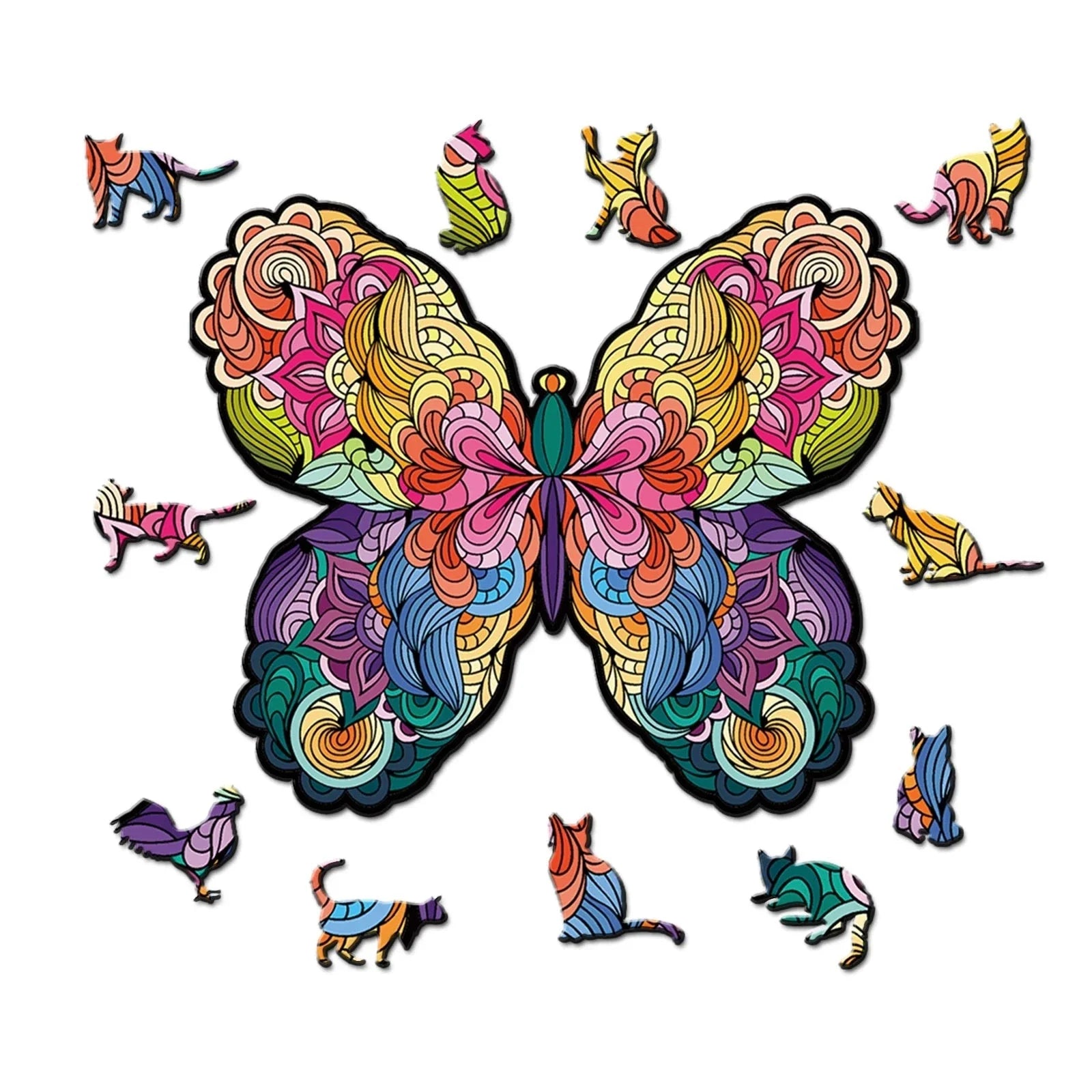 Schmetterling | 2D Holzpuzzle