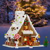 Neujahrs-Lebkuchenhaus
