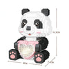Verliebte Pandas im Licht