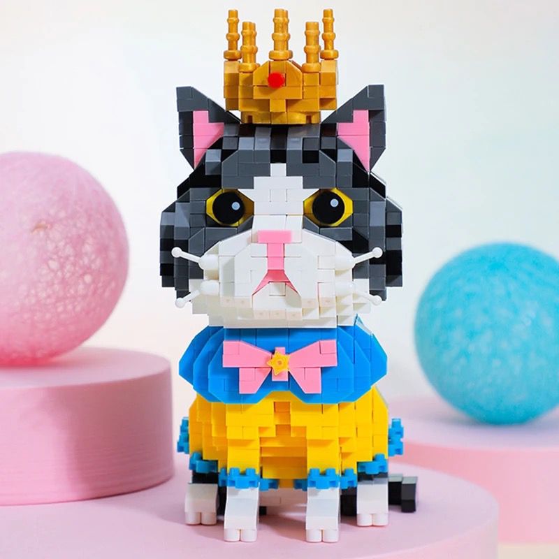 Katze mit Krone