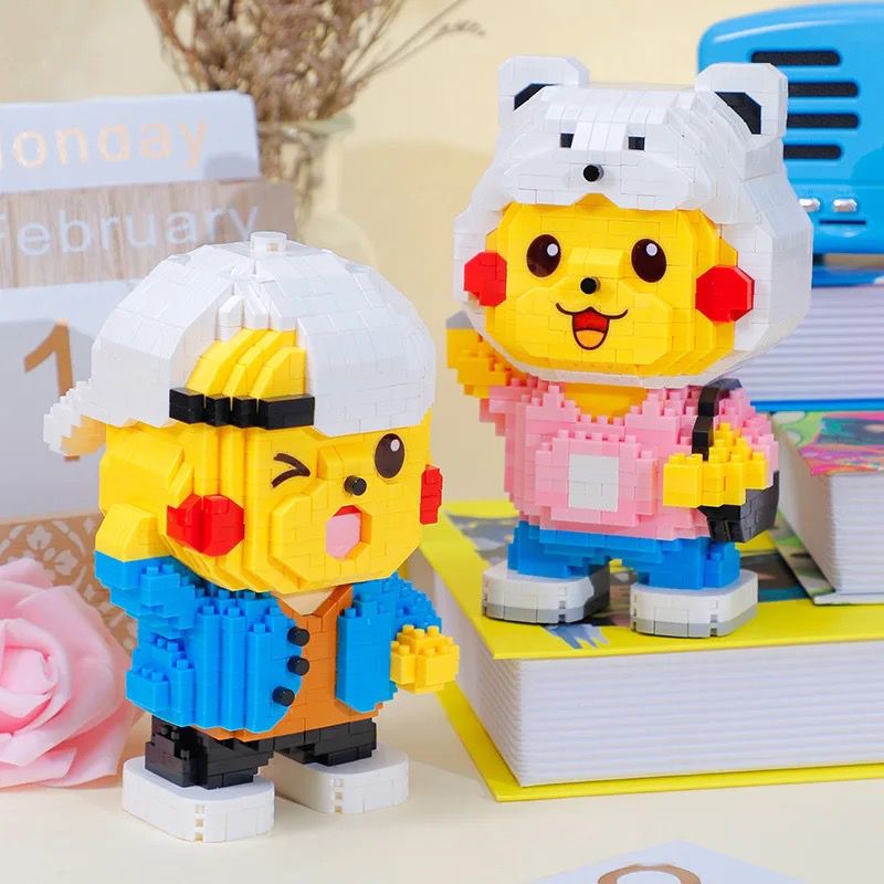 Lustiges gelbes Blitzmonster  | Bausteine