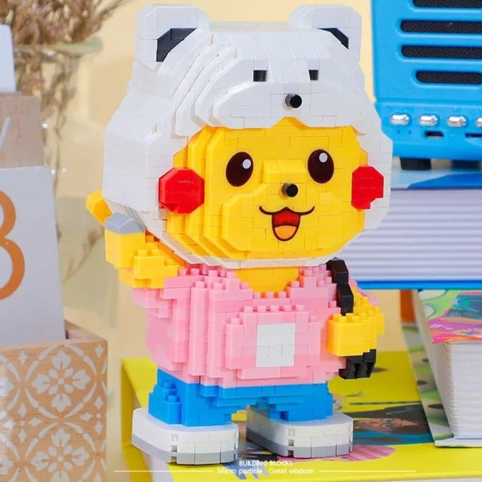 Lustiges gelbes Blitzmonster  | Bausteine