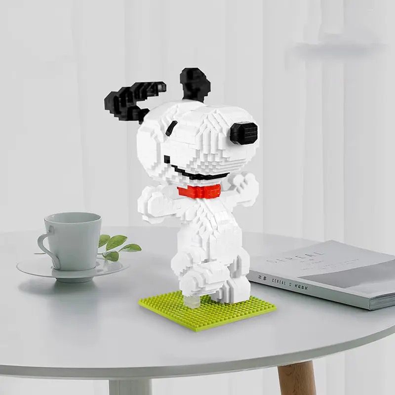 Fiktiver Beagle auf der Bauplatte