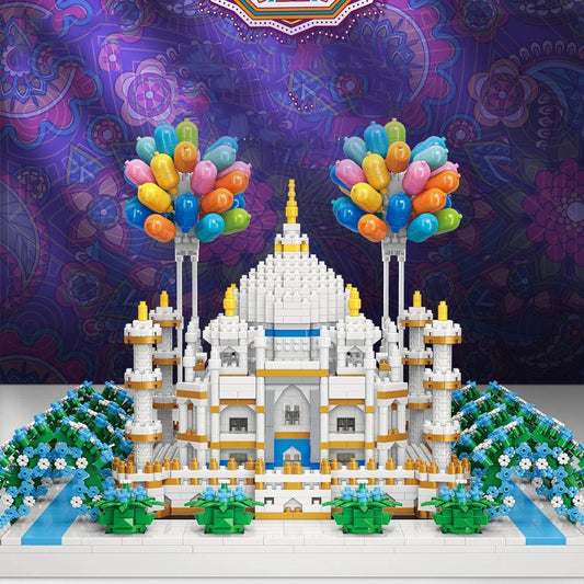 Taj Mahal mit Luftballons  | Bausteine