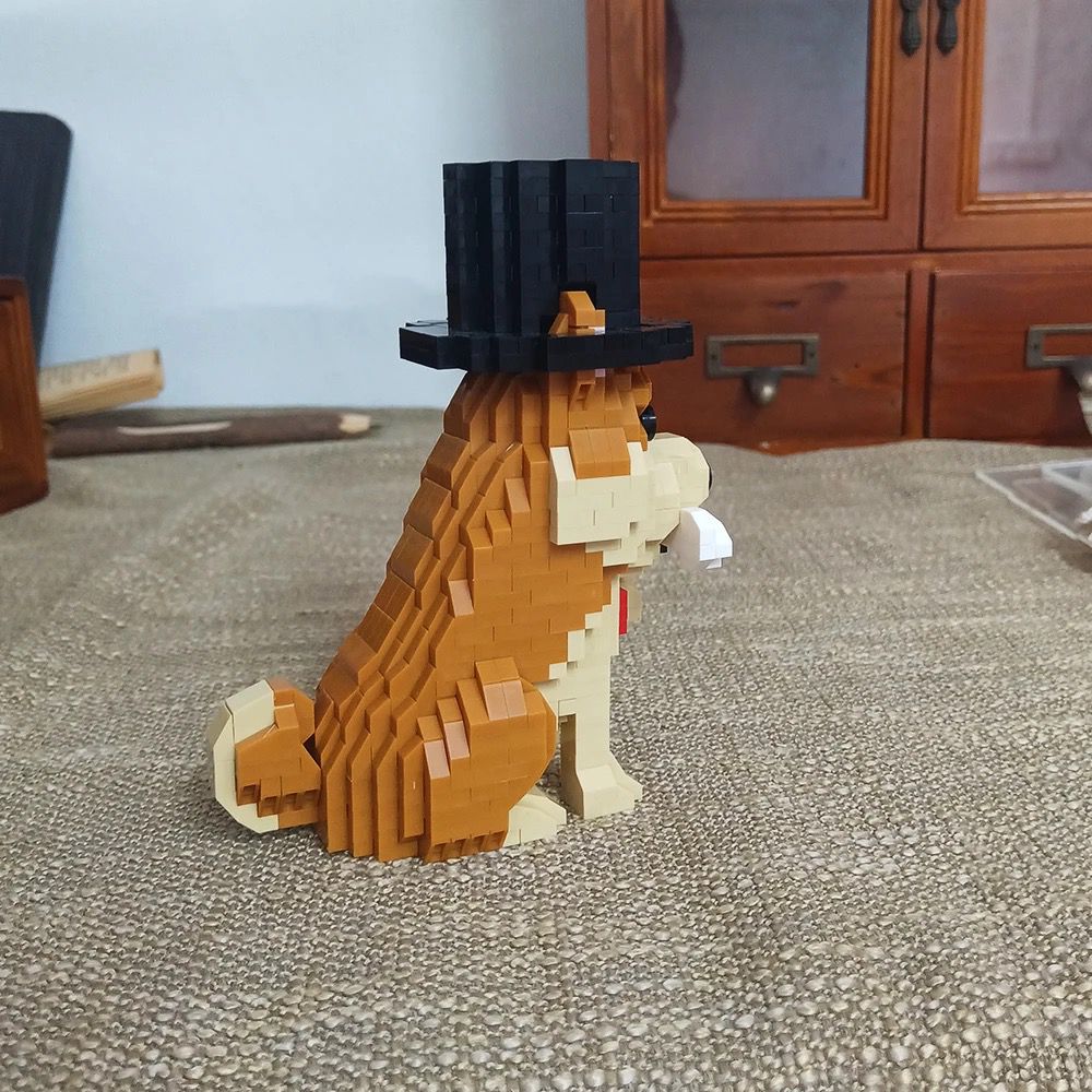Shiba mit Hut  | Bausteine