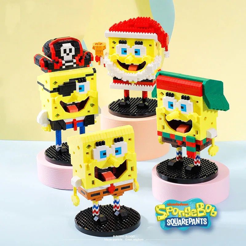 Gelber Schwamm-Familie  | Bausteine