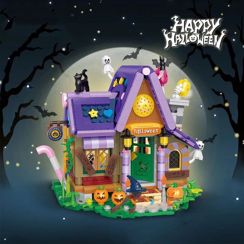 Halloween-Süßigkeiten-Haus