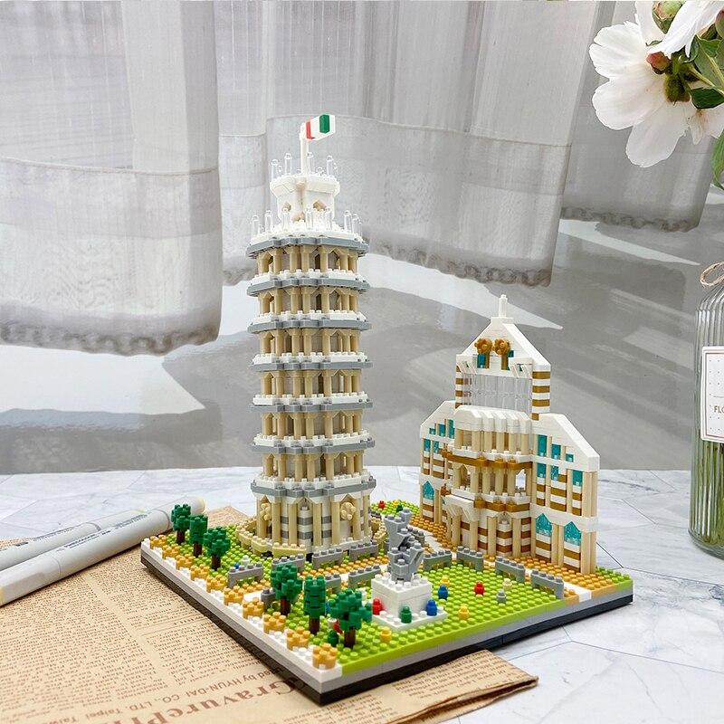 Turm von Pisa + Gebäude