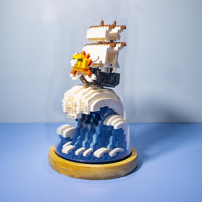 Piratenschiff auf Wellen  | Bausteine