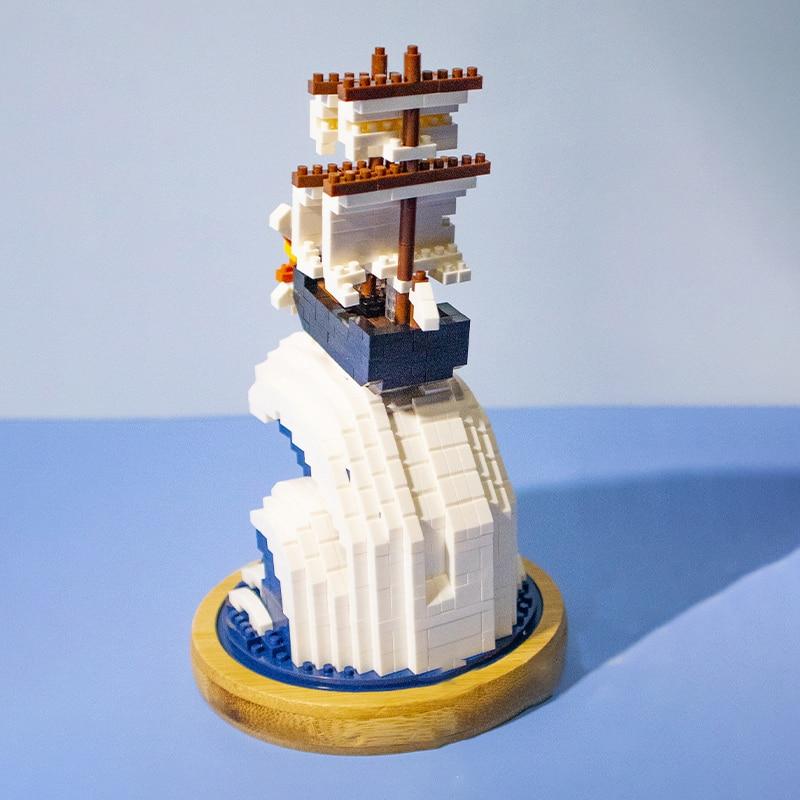 Piratenschiff auf Wellen  | Bausteine