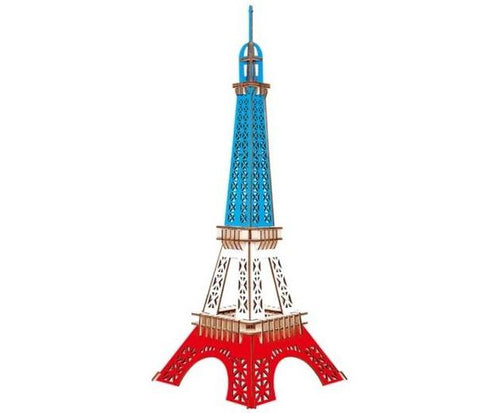 Farbige Eiffelturm | 3D Puzzle