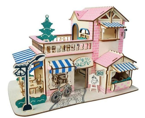 Romantische Kaffeebar | 3D Puzzle