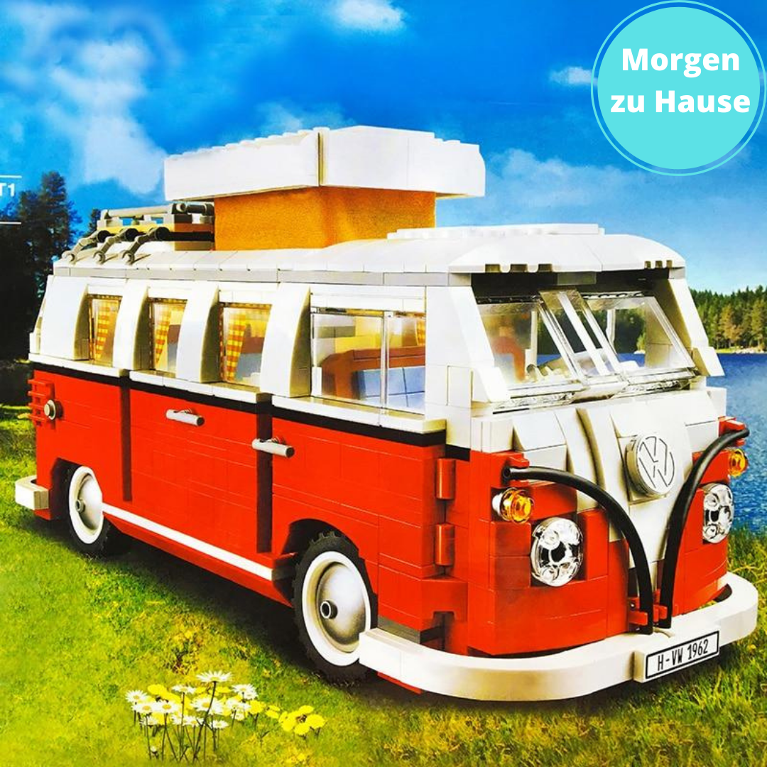 Roter Bus - Morgen zu Hause